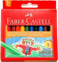 Восковые карандаши Чучело, набор цветов, в картонной коробке, 12 шт.
