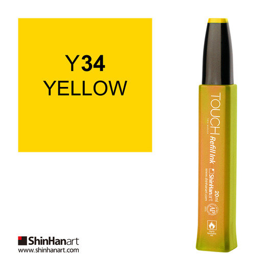 Заправка Touch Refill Ink 034 желтый Y34 20 мл