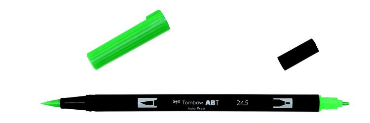 Tombow ABT Dual Brush Pen-245 зеленый сок