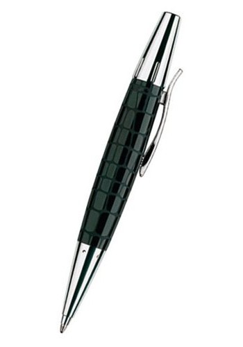 Шариковая ручка E-MOTION EDELHARZ CROCO, черная смола