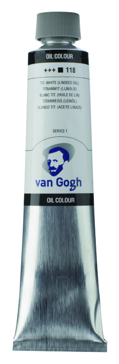 Краска масляная Van Gogh туба 200 мл №118 Белила титановые (на льняном масле)