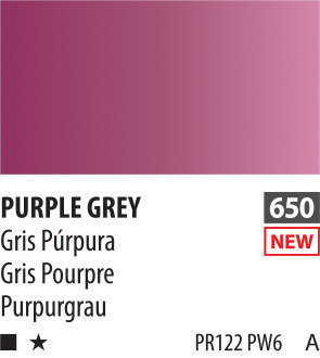 SH PWC (A) Краска акварельная 650 фиолетово-серый туба 15 мл