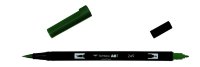Tombow ABT Dual Brush Pen-249 темно-зеленый с желтоватым отливом