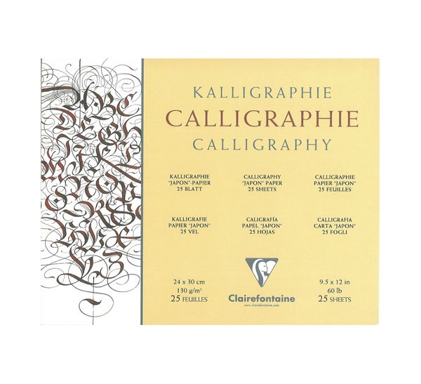 Альбом CALLIGRAPHY (Склейка). Для каллиграфии. (24х30, 130г, 25л)