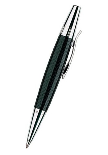 Шариковая ручка E-MOTION EDELHARZ PARKETT, B, черная смола