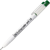 Ручка для каллиграфии "Calligraphy Pen Obligue Tip" 1 мм скошенное перо, зеленый PC100/4