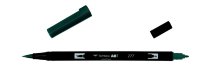 Tombow ABT Dual Brush Pen-277 темно-зеленый
