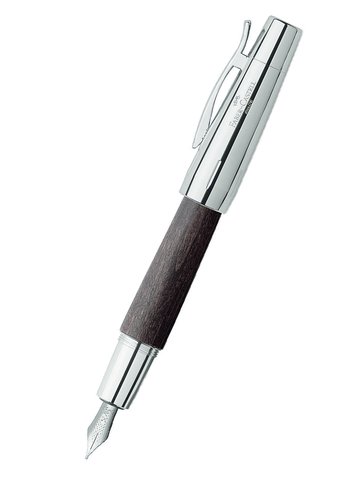Перьевая ручка E-MOTION BIRNBAUM, F, черная груша