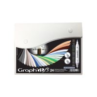 Набор маркеров GRAPH'IT Brush 24шт Архитектура
