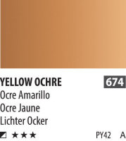 SH PWC (A) Краска акварельная 674 желтая охра туба 15 мл