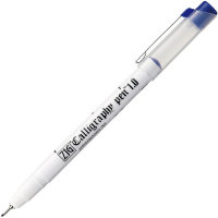 Ручка для каллиграфии "Calligraphy Pen Obligue Tip" 1 мм скошенное перо, синий PC100/3