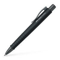 Шариковая ручка Poly Ball XB полностью черный корпус