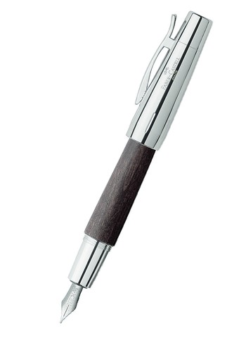 Перьевая ручка E-MOTION BIRNBAUM, M, черная груша