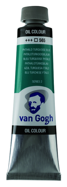 Краска масляная Van Gogh туба 40 мл №565 Бирюзовый фталоцианин
