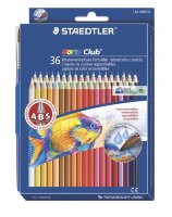 Набор акварельных карандашей Noris Club набор 36 цветов + кисть